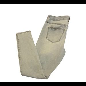 Midrise Light Wash Skinny Jeans